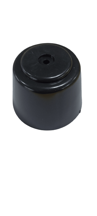 PATA PLÁSTICA SIN VÁSTAGO NEGRA 3