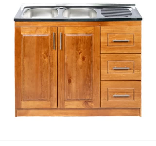 MUEBLE LAVAPLATO BERLIN MADERA NOGAL 120 CM DERECHO 0