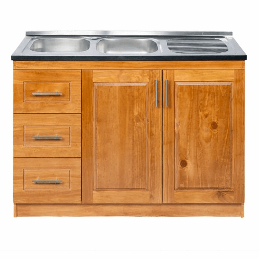 MUEBLE LAVAPLATO BERLIN MADERA NOGAL 120 CM IZQUIERDO 0