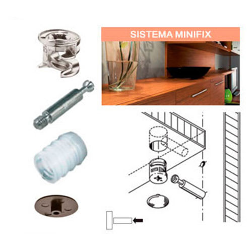 PERNO MINIFIX METAL 15MM1