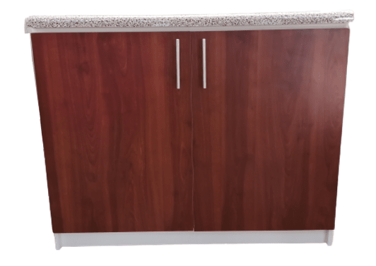 MUEBLE LAVAPLATOS 2 PUERTAS 100x50 CM COLOR CEREZO1