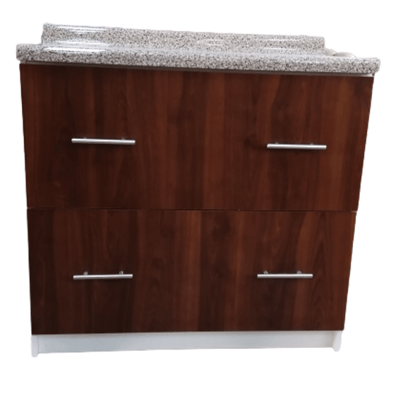MUEBLE DE COCINA 2 CAJONES GRANDES 90X50 CM