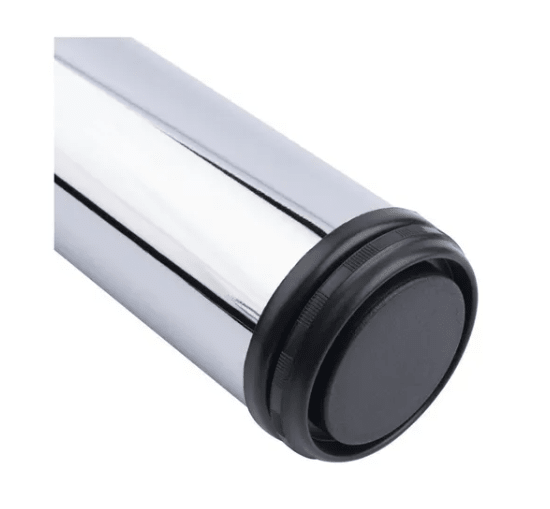 PATA PILAR CROMADA 7.6X82 CM.2