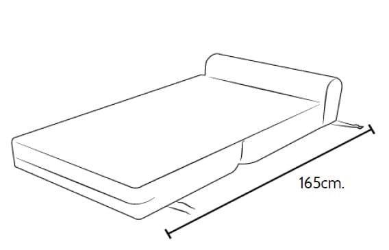 SOFA CAMA BROCATO 90 CM GRIS6