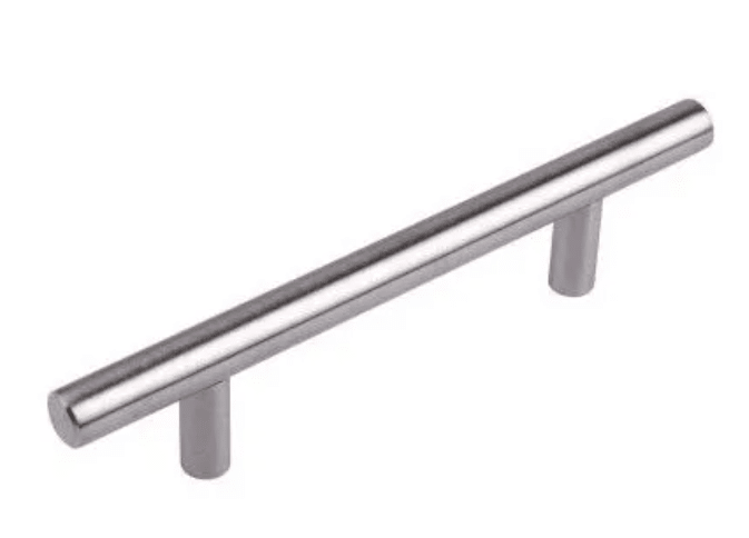 TIRADOR METÁLICO MACISO NIQUEL SATIN 12 MM 96/156 MM MADRID