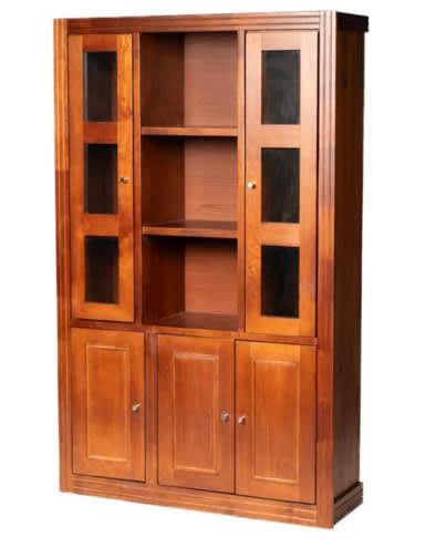 VITRINA BERLIN 3 CUERPOS NOGAL2