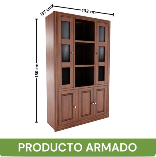 VITRINA BERLIN 3 CUERPOS NOGAL5