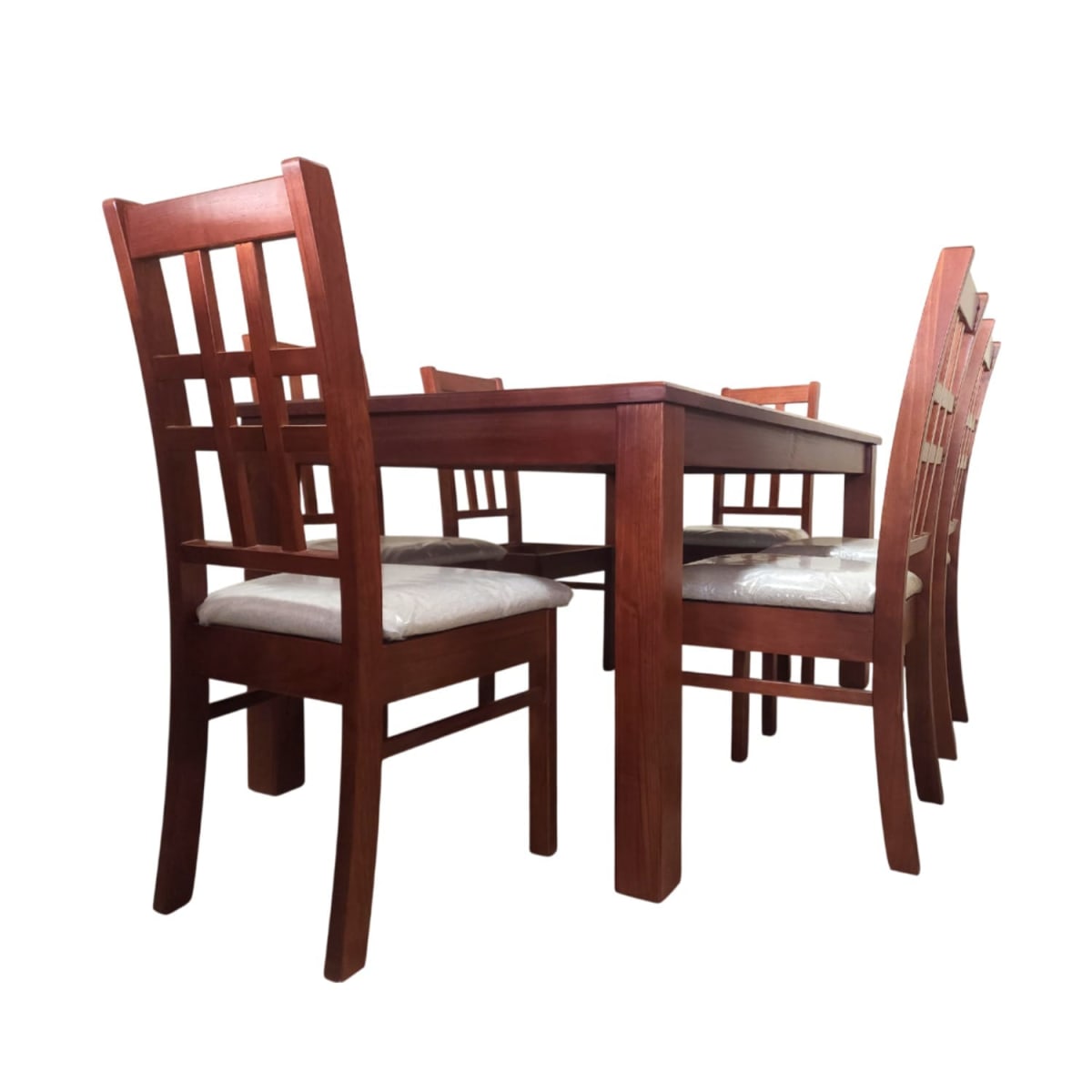 COMEDOR MILÁN 6 SILLAS NOGAL2