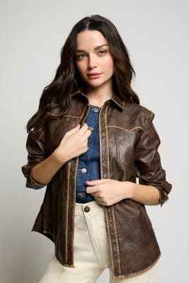 CHAQUETA OVERSHIRT AMALIA 45251