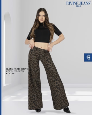 JEANS DIVINE PARIS ANIMAL PRINT1