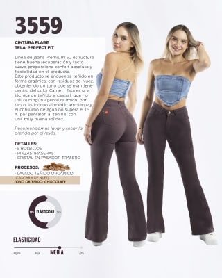 JEANS MOHICANO 3559 CHOCOLATE1