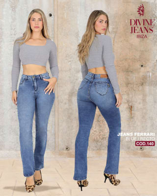JEANS DIVINE FERRARI  RECTO BLUE GRAVILLADO1