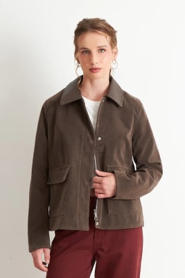 CHAQUETA TIPO GAMUZA CUELLO ECOCUERO6