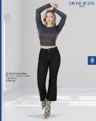 JEANS DIVINE KASSANDRA BLACK