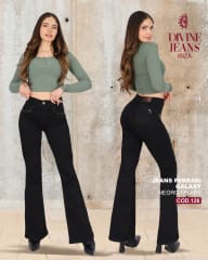 JEANS DIVINE FERRARI FLARE GALAXY BLACK