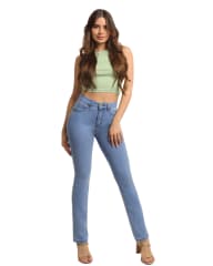 JEANS DIVINE FERRARI RECTO LIGHT BLUE