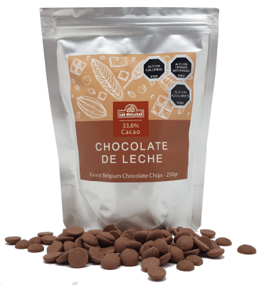 Chips de Chocolate de Leche 33,6% Cacao - 250gr