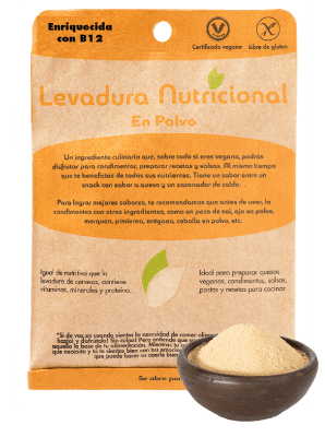 Levadura Nutricional en Polvo 100gr - Vegano - Gluten Free