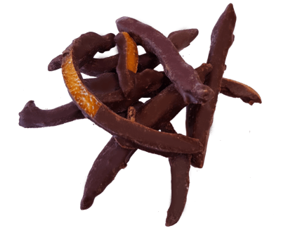 Naranjitas Bañadas en Chocolate - 100gr