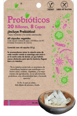 Probióticos ?20 Billones y 8 Cepas - 60 capsulas