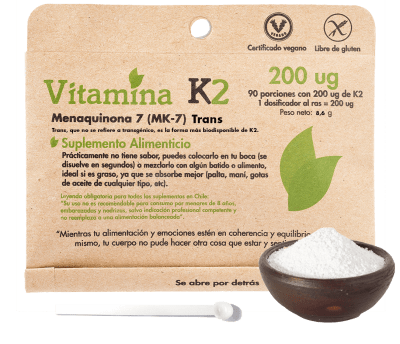 Vitamina K2 - Vegano - Gluten Free