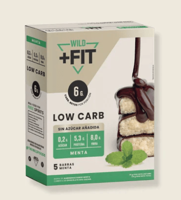 Wild Fit - Almendra Menta 5uni x 35g Sin Azúcar