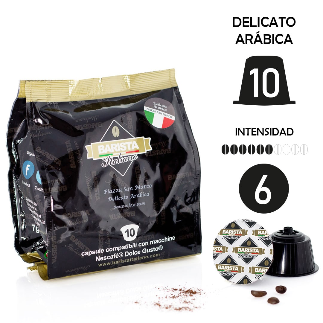 NESCAFÉ® Dolce Gusto® Café con Leche DELICATO 16 Cápsulas - Comprar Cápsulas