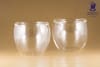 Set de 2 vasos de doble pared de vidrio de 5 onzas1
