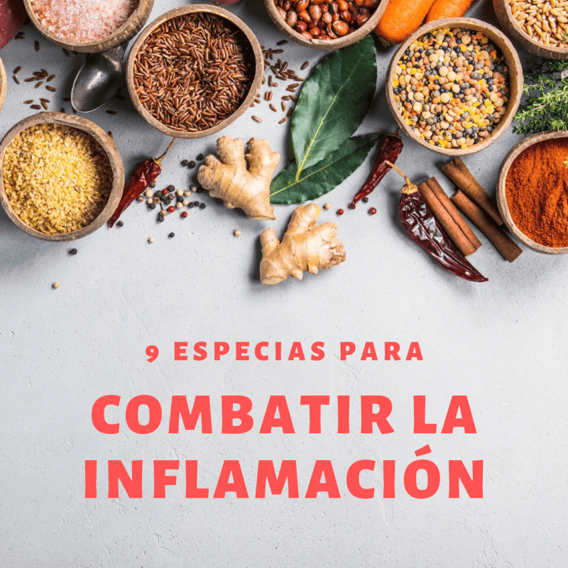 9 Especias para combatir la inflamación