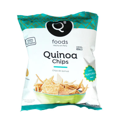 Q Foods Chips de Quinoa Natural 100g