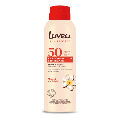 Lovea Bruma de Alta Proteccion y Bronceado FPS50 Aceite de Monoi Tahiti
