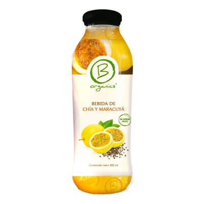 Be Organics Bebida Chia y Maracuya 400 mL