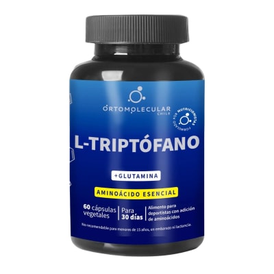 Ortomolecular L-Triptofano + Glutamina 60 caps