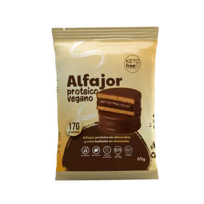 Keto Free Alfajor Proteico Vegano Keto Sin Gluten 17 G Proteina