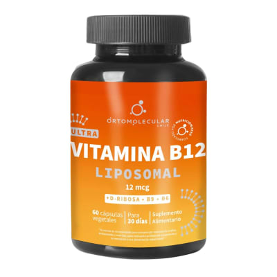 Ortomolecular Vitamina B12 Liposomal 12 mcg 60 caps