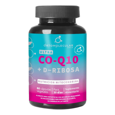 Ortomolecular Coenzima Q10 + D Ribosa 60 caps