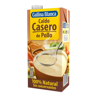 Gallina Blanca Caldo Casero de Pollo