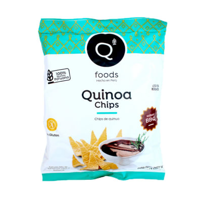Q Foods Chips de Quinoa BBQ 100g