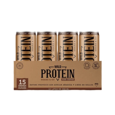 Wild Protein Shake & Go Café 310 ml X 12 UN