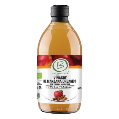 Be Organics Vinagre de Manzana Canela Curcuma 500 mL