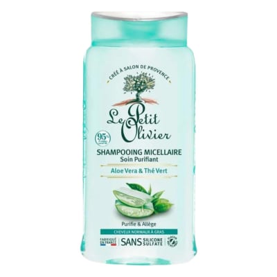 Le Petit Olivier Shampoo Cabello Normal a Graso Aloe Vera y Te Verde