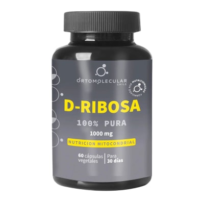 Ortomolecular D-Ribosa 1000 mg 60 caps