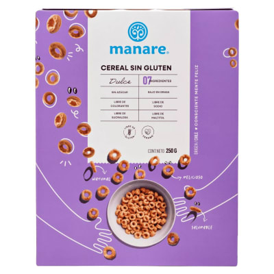 Manare Cereal Dulce Sin Gluten