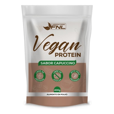 FNL Vegan Protein Sabor Capuccino 24g Proteina