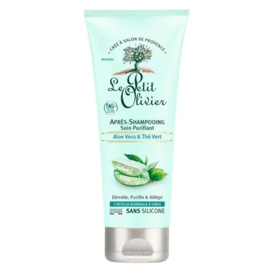 Le Petit Olivier Acondicionador Cabello Normal a Graso Aloe Vera y Te Verde