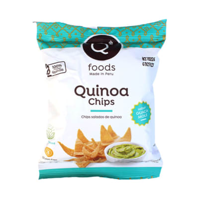 Q Foods Chips de Quinoa Guacamole 100g