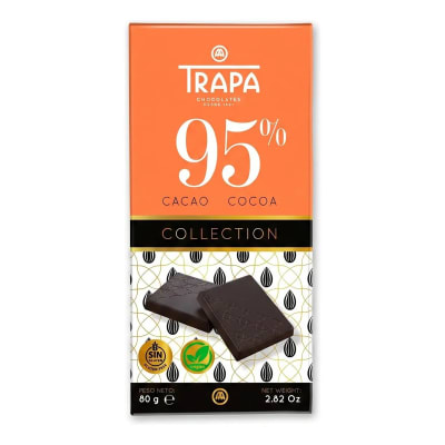 Trapa Collection Chocolate Negro 95% Cacao Sin Gluten