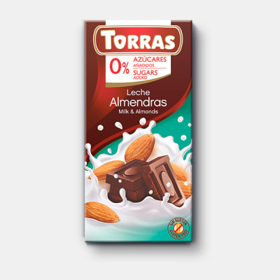 Torras Chocolate Leche con Almendras