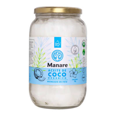 Manare Aceite de Coco Organico Extra Virgen 1 L