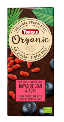 Torras Organic Chocolate Negro con Goji y Acai 100g